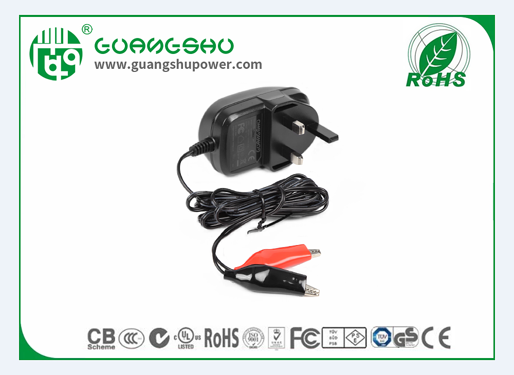 The indicators of the power transformer of the battery charger are